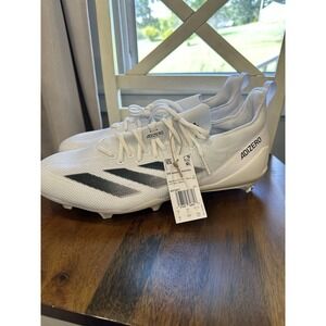Adidas SM Adizero Electric Football Cleats White Black IH7451 Size 16 NWT NO BOX
